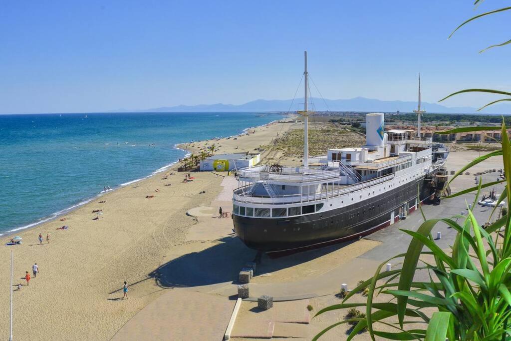A 500 M De La Plage, Tout Confort Avec Wifi Le Barcares Bagian luar foto